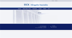 Desktop Screenshot of eickadvogados.com